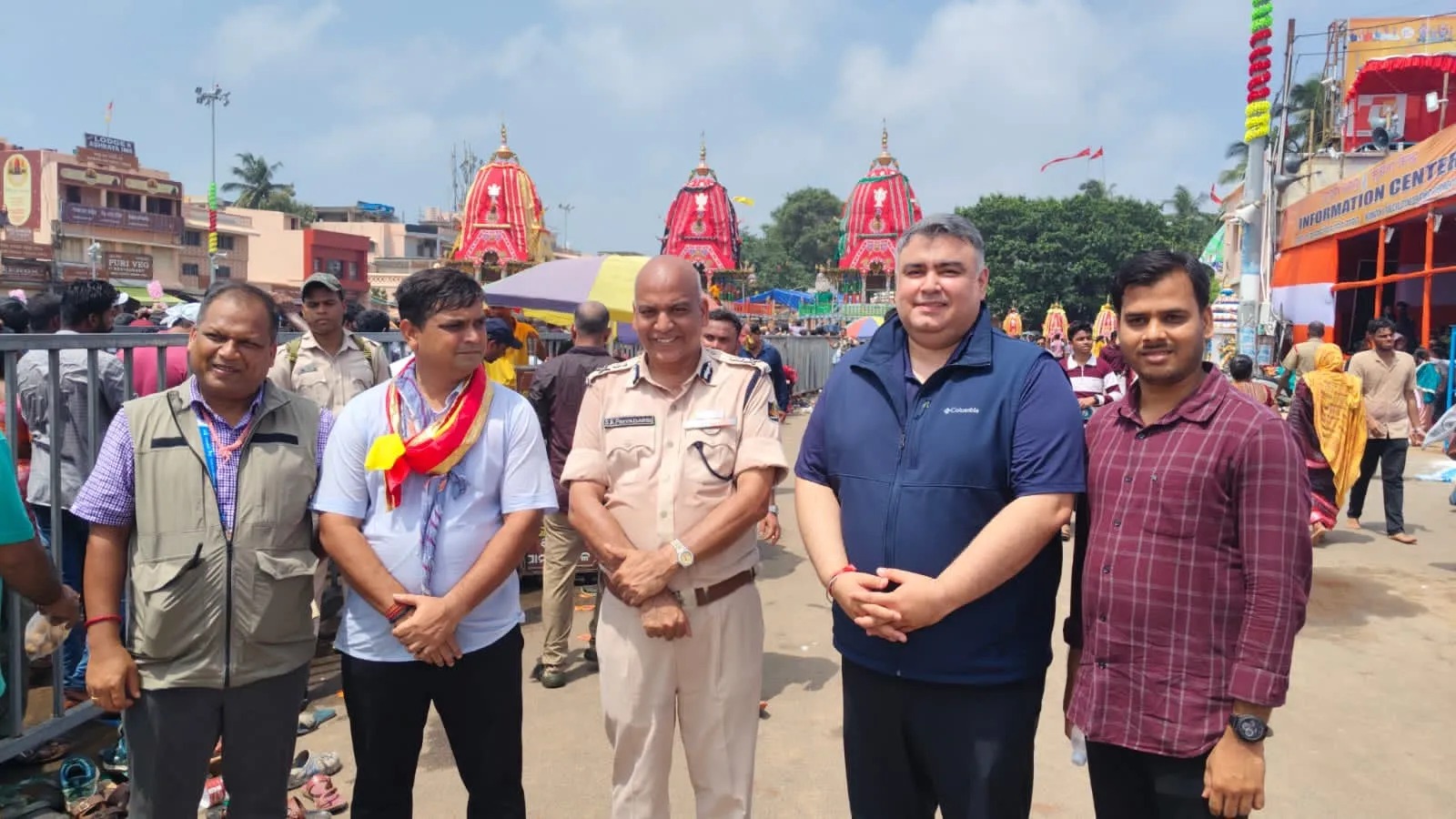 Olympian Gagan Narang Offers Prayers at Adapa Mandap During Rath Yatra