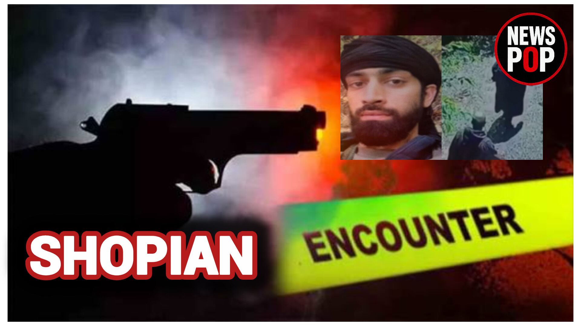 SHOPIAN ENCOUNTER : LeT Terrorist Zakir Ganie Neutralised in Joint Operation ; J&K Police Declares ‘You Can Run But You Can’t Hide’