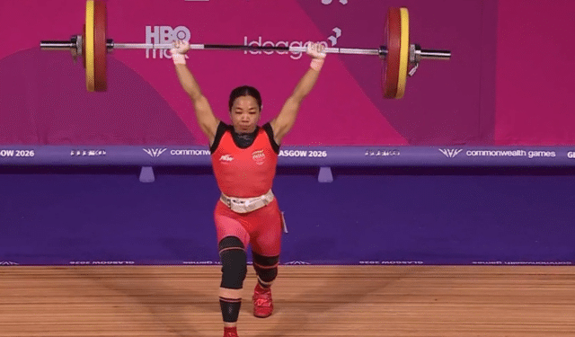 Mirabai Chanu Scripts Commonwealth Games History, Wins India’s First Gold at Glasgow 2026 with Record-Breaking Hat-Trick