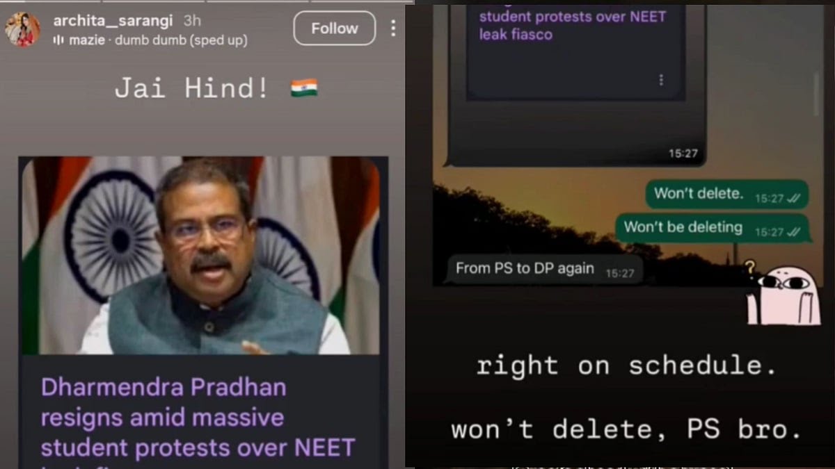 BJP Rift in Spotlight ? Odisha MP Aparajita Sarangi’s Daughter’s Instagram Post on Dharmendra Pradhan’s Resignation Triggers Political Buzz