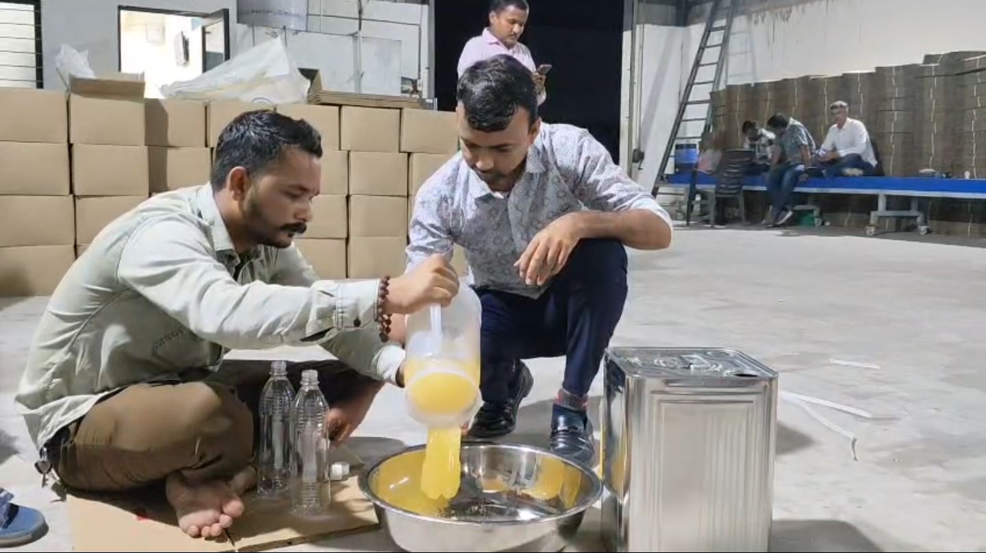 Fake ghee factory busted in Chhatral GIDC : Suspicious quantity worth crores seized