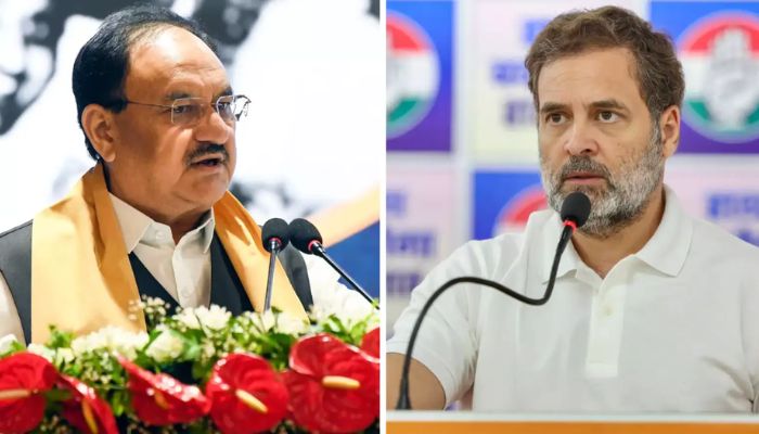Rahul Gandhi again sought Shah’s answer on Jantar Mantar issue, Nadda said you are not running away from the House