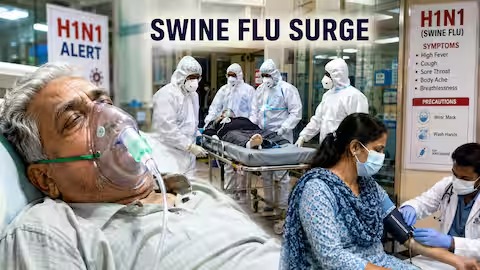 Swine Flu Scare Intensifies in Delhi : H1N1 Cases Cross