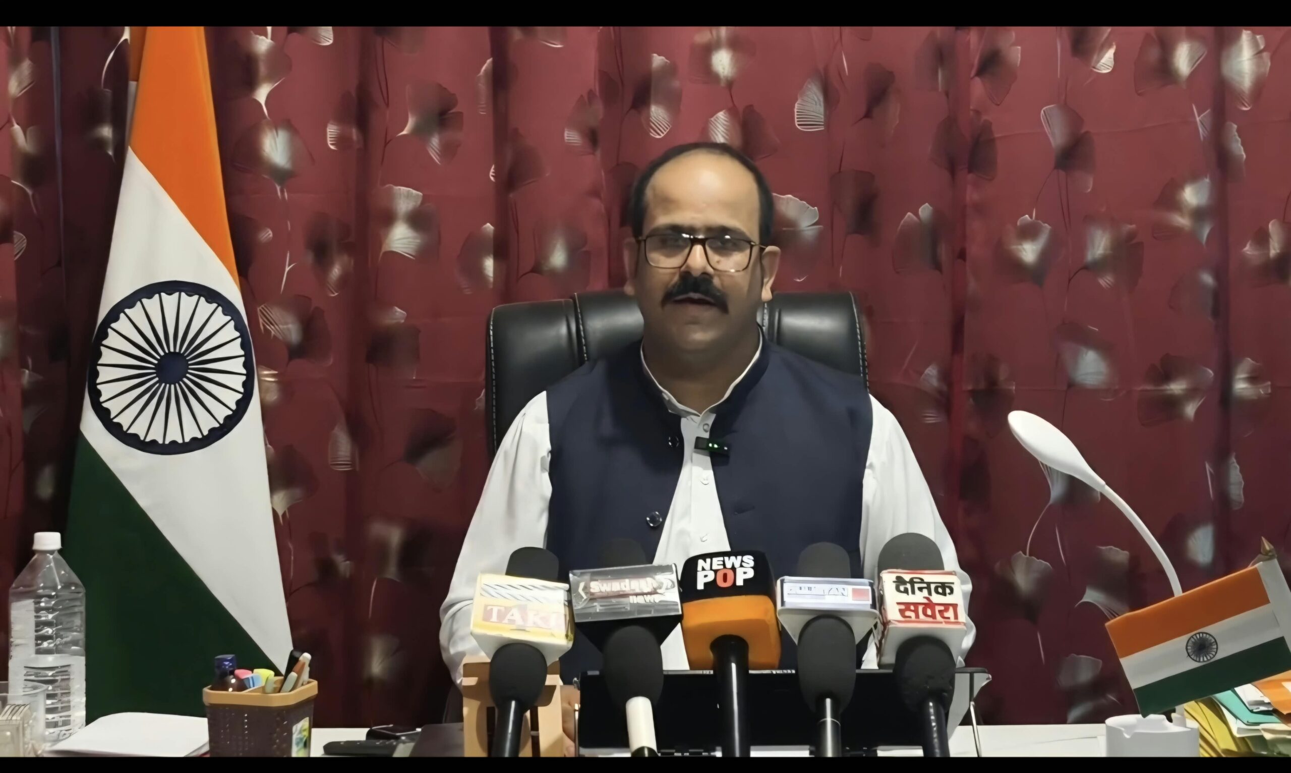 J&K NDP President Asif Nabi Dar Questions Pulwama MLA,s Over Neglected Main Roads