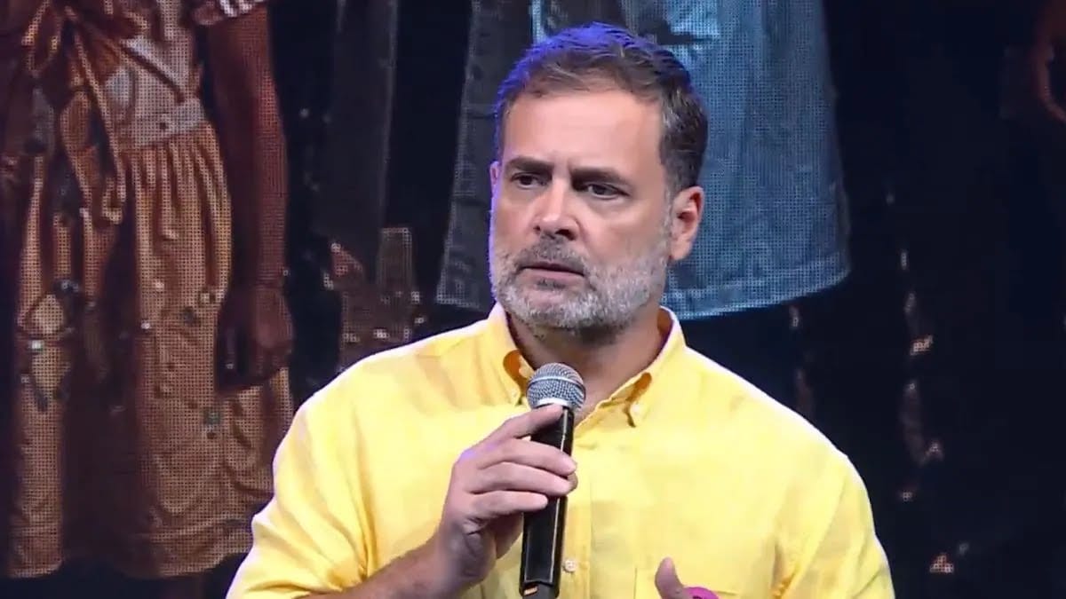 “Everyone is unique ; 700 million women are the country’s true asset,” said Rahul Gandhi at the ‘Chhatron Ki Goonj’