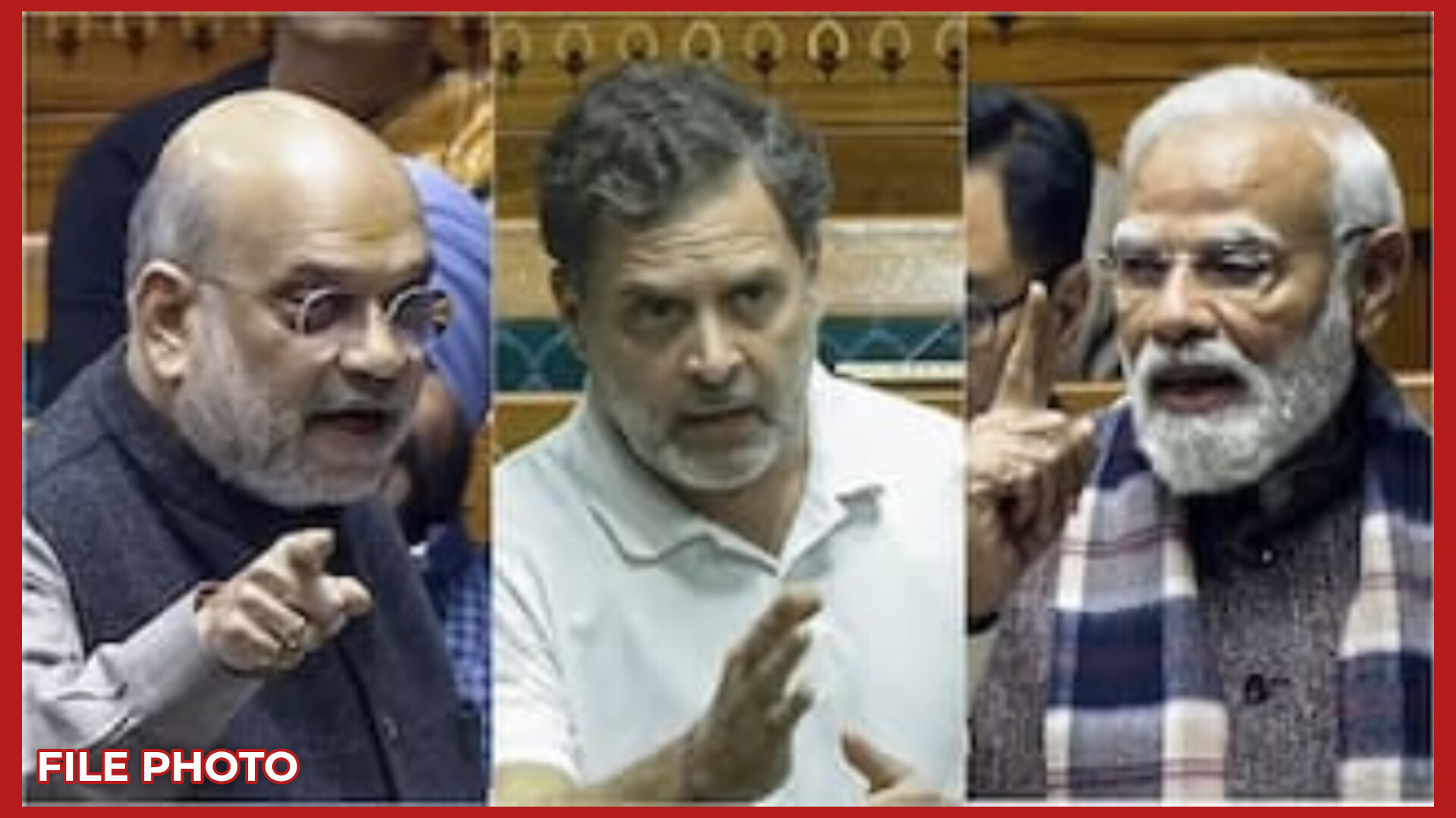 Parliament adjourned indefinitely : Modi-Shah and Rahul present in the House