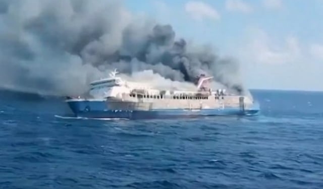 5 Dead, 41 Missing After Passenger Ferry Catches Fire Near Indonesia’s Madura Island