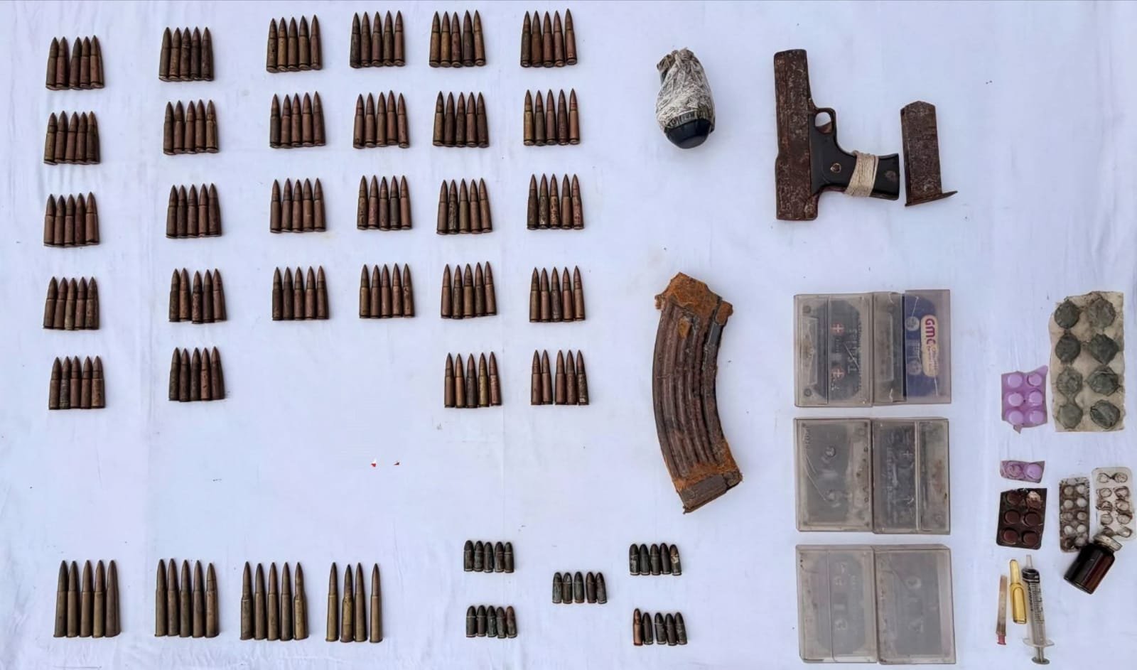 Security forces bust hideout in Mahore ReasiPistol, grenade seized during intelligence led operation