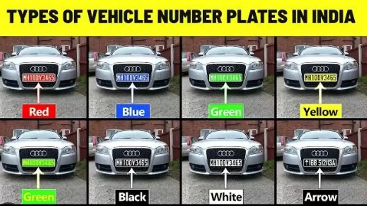 Have You Ever Wondered Why Vehicle Number Plates Come In Different Colours ? The Colour On Your Number Plate Actually Reveals What Kind Of Vehicle You Are Driving