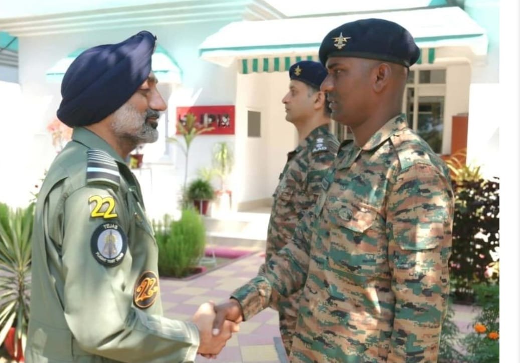 Air Chief Marshal A.P. Singh Reviews Operational Preparedness in Northern Command Theatre