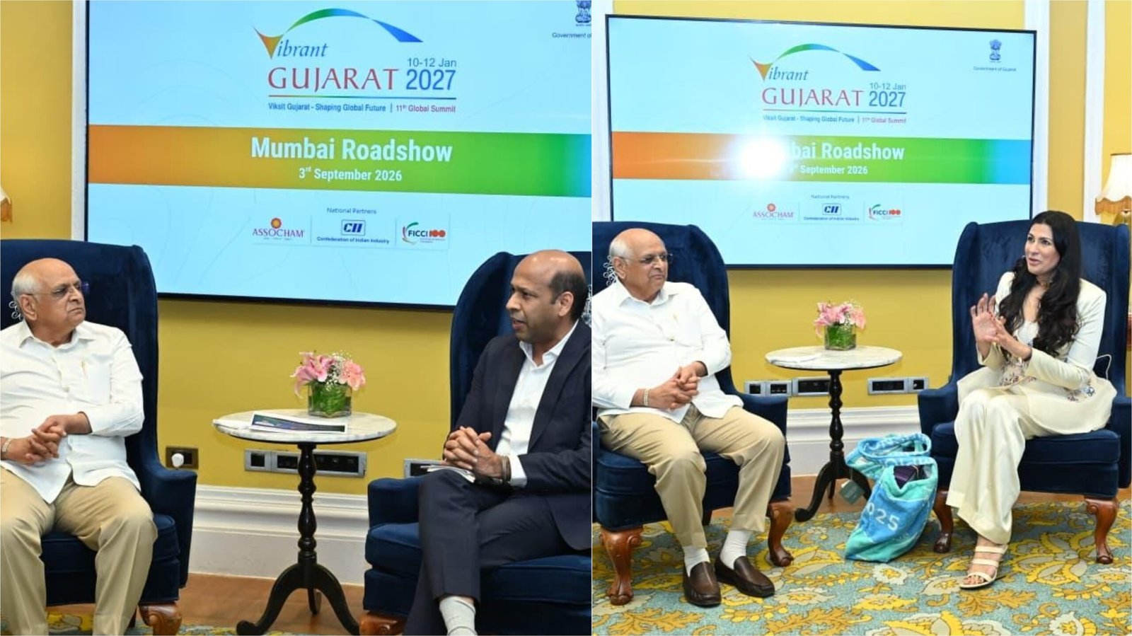 Chief Minister Holds One-to-One Meetings with Various Industry Leaders in Mumbai Ahead of Vibrant Gujarat Summit 2027